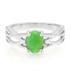 Imperial Chrysoprase Silver Ring