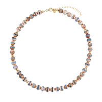 Mongolian Agate Silver Necklace