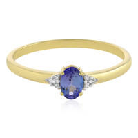 9K AAA Tanzanite Gold Ring