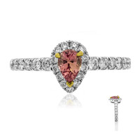 18K Padparadscha Sapphire Gold Ring (CIRARI)