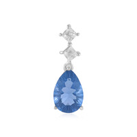 Colour Change Fluorite Silver Pendant