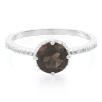 Smoky Quartz Silver Ring