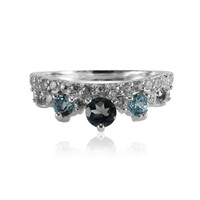 London Blue Topaz Silver Ring