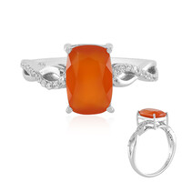Red Onyx Silver Ring