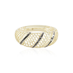 9K Black Diamond Gold Ring (Ornaments by de Melo)