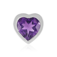Zambian Amethyst Silver Pendant