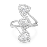 Zircon Silver Ring