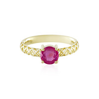 9K Madagascar Pink Sapphire Gold Ring (Ornaments by de Melo)