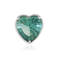 Green Fluorite Silver Pendant