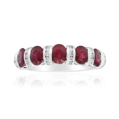 14K AAA Mozambique Ruby Gold Ring (CIRARI)
