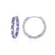 Tanzanite Silver Earrings