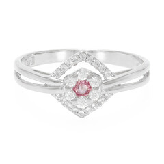 Padparadscha Sapphire Silver Ring