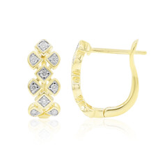 9K SI2 (G) Diamond Gold Earrings