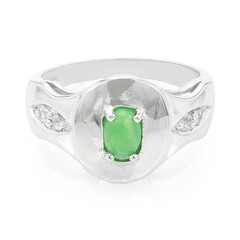 Imperial Chrysoprase Silver Ring