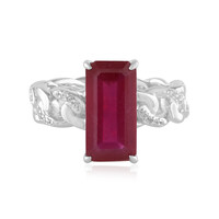 Madagascar Ruby Silver Ring (de Melo)