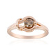 9K VS1 Argyle Rose De France Diamond Gold Ring (Annette)