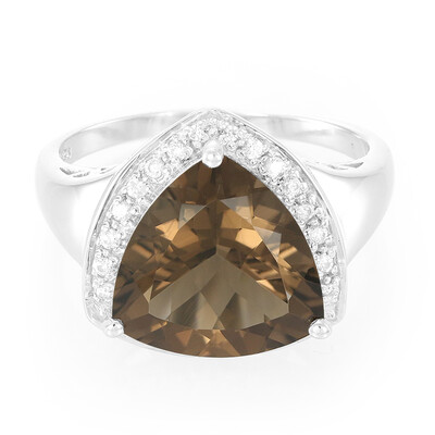Smoky Quartz Silver Ring
