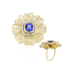 9K AAA Tanzanite Gold Ring (Ornaments by de Melo)