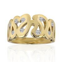 14K SI1 (G) Diamond Gold Ring