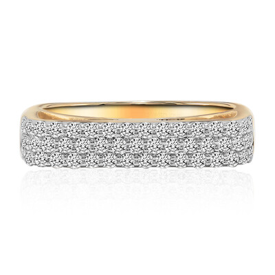 9K SI1 (G) Diamond Gold Ring (Annette)
