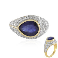 Madagascar Blue Sapphire Silver Ring