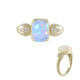 9K AAA Welo Opal Gold Ring (de Melo)