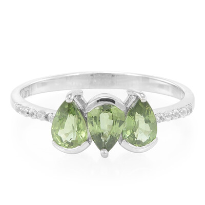 Mozambique Sapphire Silver Ring