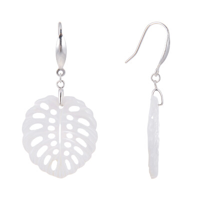 Mother of Pearl Silver Earrings