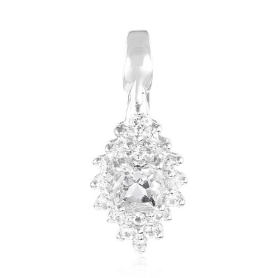 Goshenite Silver Pendant