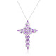 Amethyst Silver Necklace