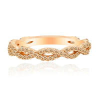 9K SI Rose de France Diamond Gold Ring