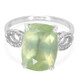 Prehnite Silver Ring