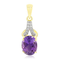 9K Moroccan Amethyst Gold Pendant