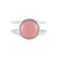 Pink Opal Silver Ring