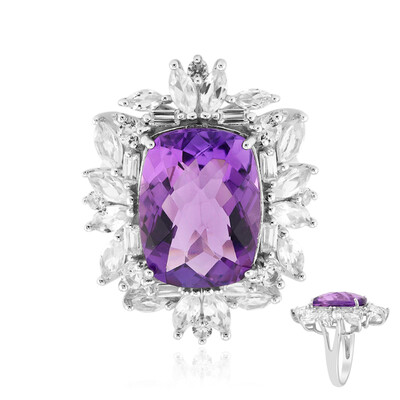 Amethyst Silver Ring