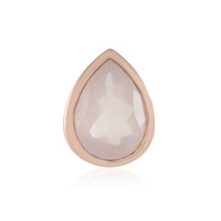 Rose Quartz Silver Pendant