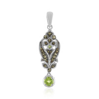 Peridot Silver Pendant