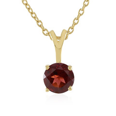 Indian Garnet Silver Necklace