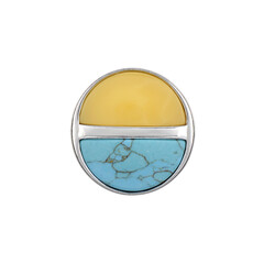Turquoise Silver Pendant
