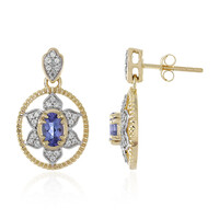 9K Tanzanite Gold Earrings (Adela Gold)