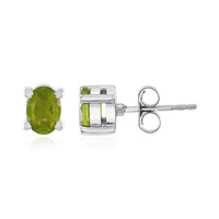 Peridot Silver Earrings