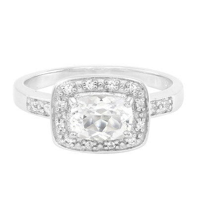Himalayan Beryl Silver Ring
