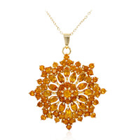 Madeira Citrine Silver Necklace