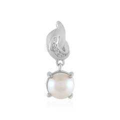 White Freshwater Pearl Silver Pendant