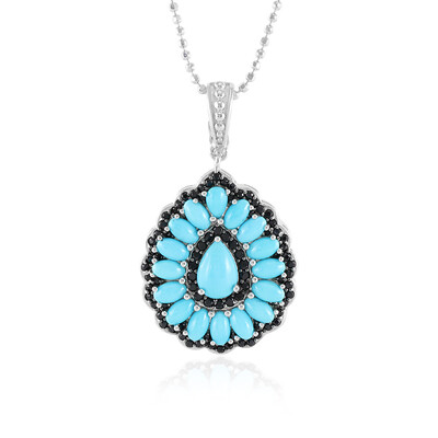Sleeping Beauty Turquoise Silver Necklace (Dallas Prince Designs)