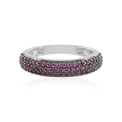 Rhodolite Silver Ring