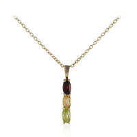 Garnet Silver Necklace