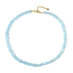 Aquamarine Silver Necklace