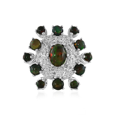 Mezezo Opal Silver Ring