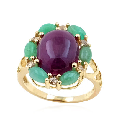 9K Ruby Gold Ring